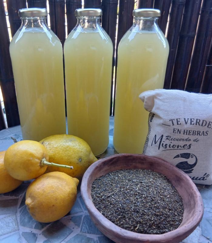 Limonada con Té Verde Agro 910 cc Sabores del Delta