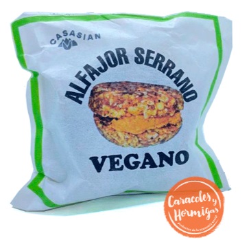 Alfajor Vegano Pasta de Mani y pasas "Golosana"