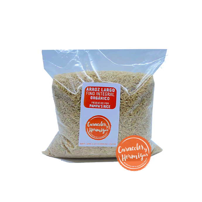 Arroz Largo Fino Integral Organico "Pampas Rice" 1K