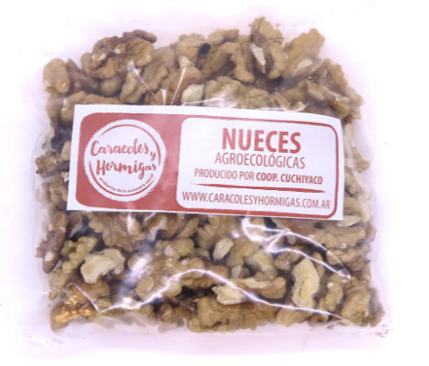 Nueces mariposa agroecológicas peladas "Cuyo Natural" x 150grs