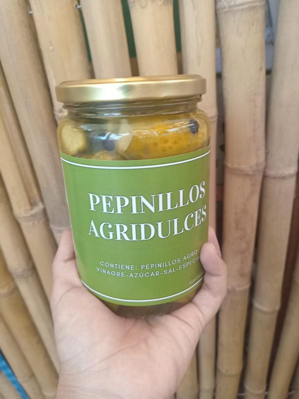 Pepinillos agridulces Agro 360cc Sabores del Delta