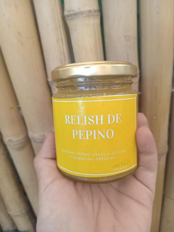 Relish de Pepino 200cc Sabores del Delta
