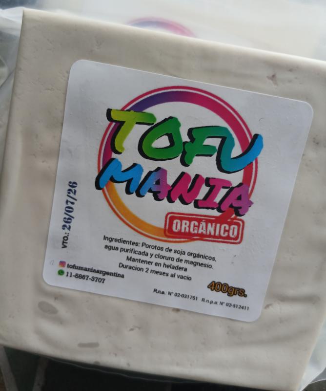 Imagen ilustrativa de Tofu orgánico x 400grs TofuManía
