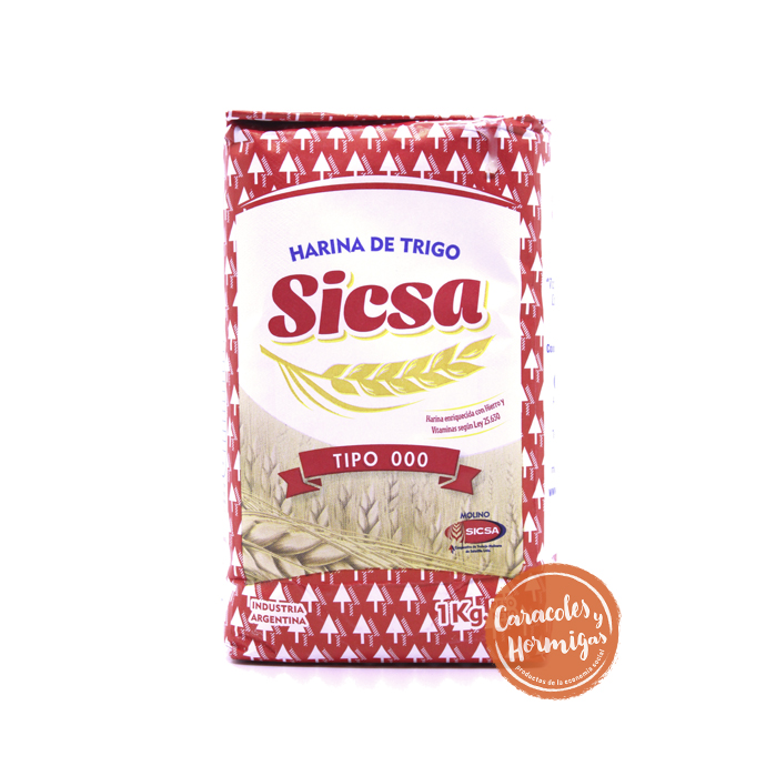 Imagen ilustrativa de Harina Blanca SICSA 000 1Kg