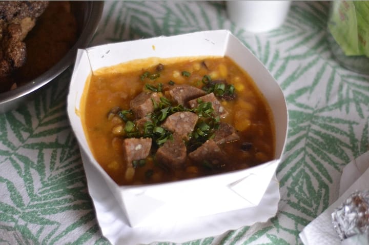 Imagen ilustrativa de Locro Vegano sin gluten 500grs apto freezer "Aruna Vegan"